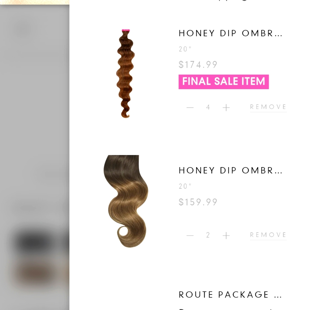 Glam seamless tape in hair extensions